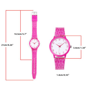 Girls Teens Puzzle Analog Watch - Image 3