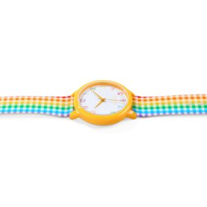 Girls Teens Colorful Gingham Analog Watch - Image 3
