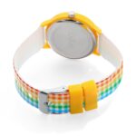 Girls Teens Colorful Gingham Analog Watch - Image 2